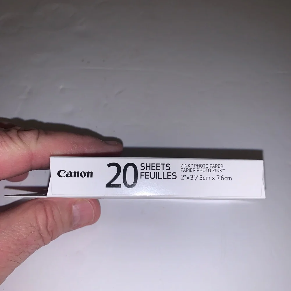 Canon Zink 2x3 Glossy Photo Paper - 20 Sheets - Brand New & Sealed!